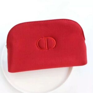RED NEW DIOR MAKE UP CASE